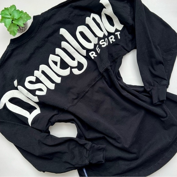Walt Disney Parks Resort Disneyland Spirit Jersey Sweater Sweatshirt Black XS - Picture 1 of 16